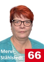 Mervi Ståhstedt 66
Solidaarisuutta työpaikoille
Enics Finland Oy
Elektroniikkatyöntekijä
Työsuojeluvaltuutettu