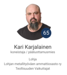 Teollisuusliiton Liittokokousvaalit 2023 ehdokas
Kari Karjalainen